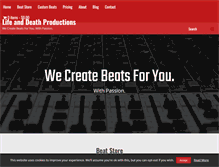 Tablet Screenshot of lifeanddeathpro.com
